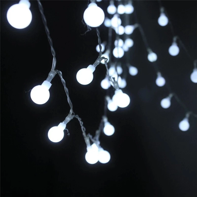 

5M 40 LED RGB garland String Fairy ball Light For Wedding Christmas holiday decoration lamp Festival outdoor lighting 220V