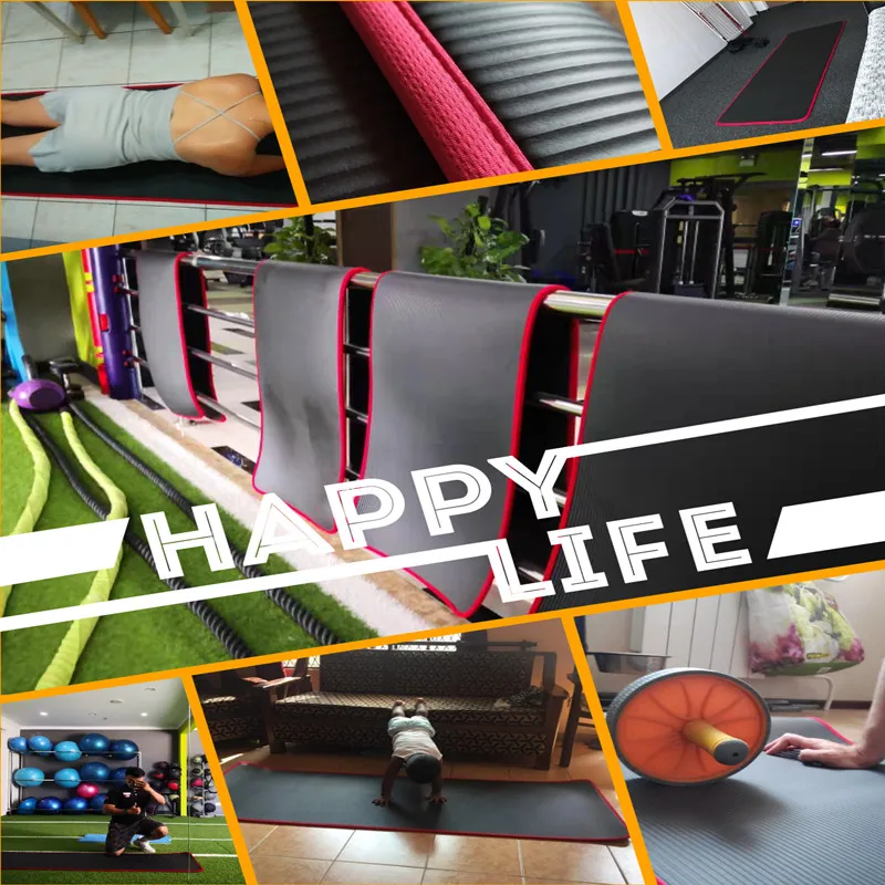 Утолщенный Коврик для йоги 10 мм очень толстый высококачественный гимнастический