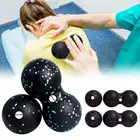 Мяч для йоги арахиса, тренировочный Массажный мяч с глубокими тканевыми салфетками, набор для миофасционного триггера, мяч для Лакросс-Лакросс, массажер для мышц