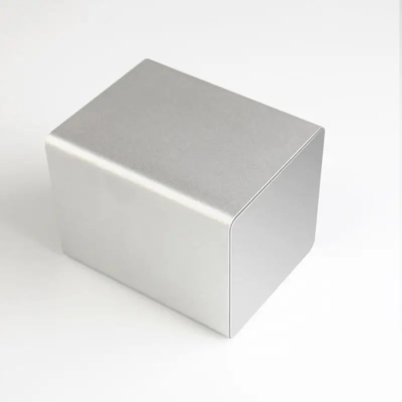 

Metal Square Pen Pencil Holder Desk Organizer Cup Storage Aluminum Containers Table Makeup Brush Storage Box C26