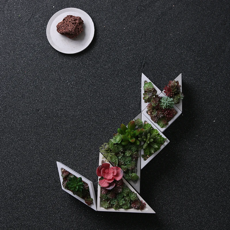 Бетонная силиконовая форма для цветов Простой цементный цветочный горшок