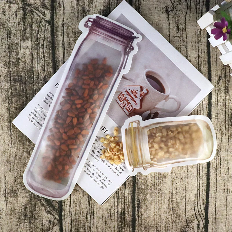 Многоразовая банка mason сумка для бутылок хранения свежего еды женская бисквитов