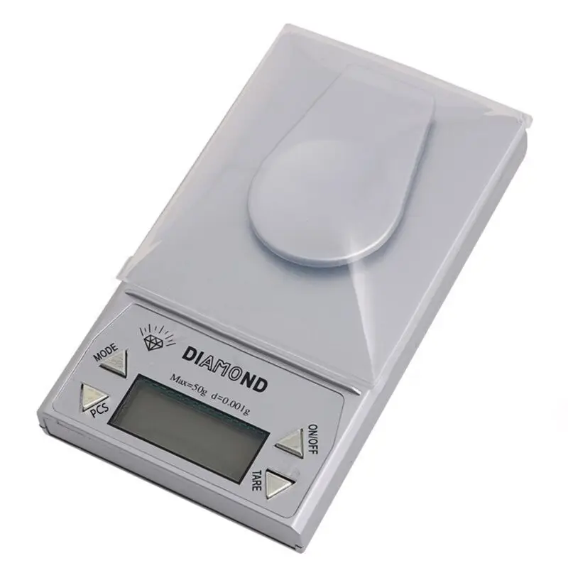 

AIMOMETER Portable 50g * 0.001g LCD Digital Pocket Gram Jewelry Scale Weight Balance New