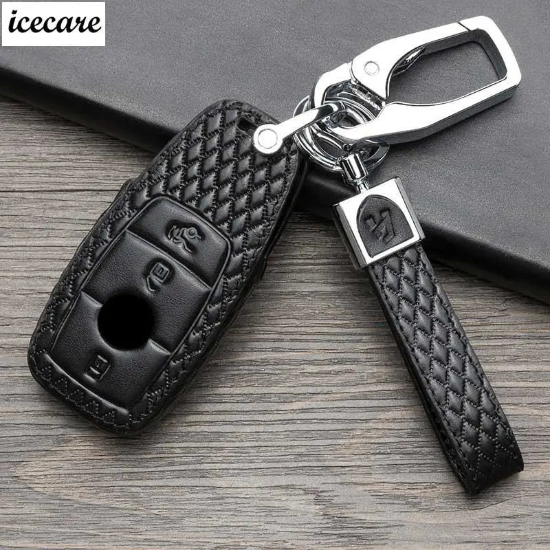 Чехол для ключей из натуральной кожи аксессуары Mercedes Benz W124 W212 W210 W176 Gla Amg Cla W203 W204 W211