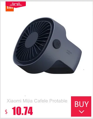 Xiaomi Mijia Cafele Портативный USB мини вентилятор клип Настольный вентилятор бесшумный 3 Скорость вентиляторы общежитии прикроватные настольные управления вентилятора