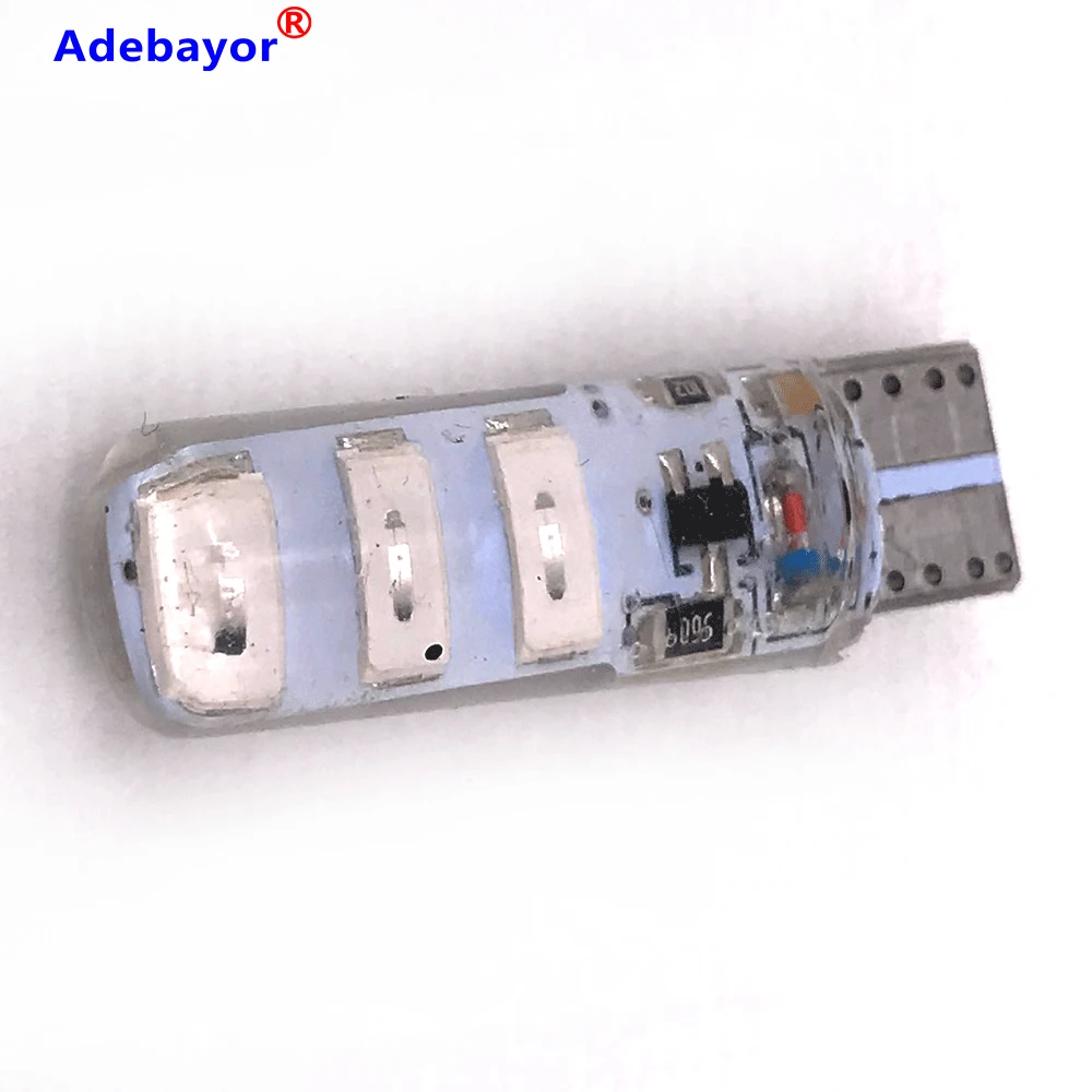 50 шт. T10 5730 5630 6SMD светодиодсветодиодный Водонепроницаемая вспышка постоянного