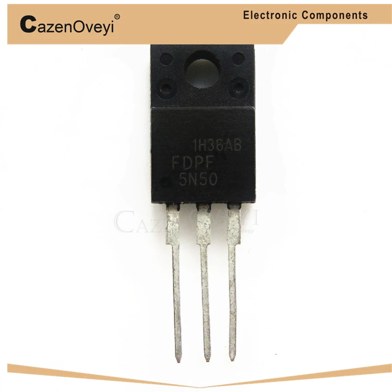 10 шт./лот FDPF5N50UT TO 220F FDPF5N50 220 5N50 5N50UT 500V 5A новый оригинальный в наличии|Интегральные