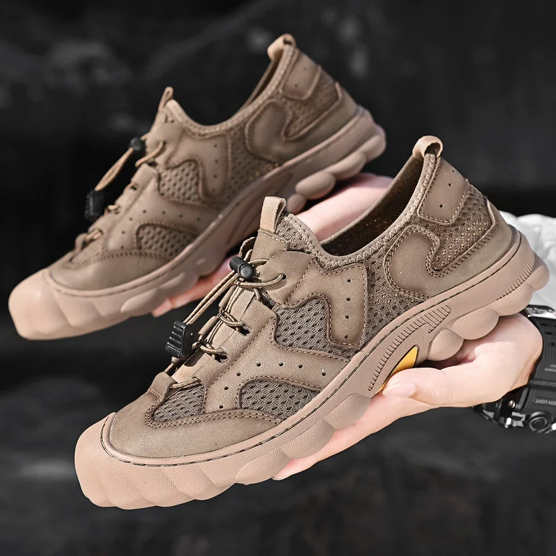 

Men Summer Casual Sneakers Outdoors Lightweight Breathable Footwear Walking Comfortable Shoes