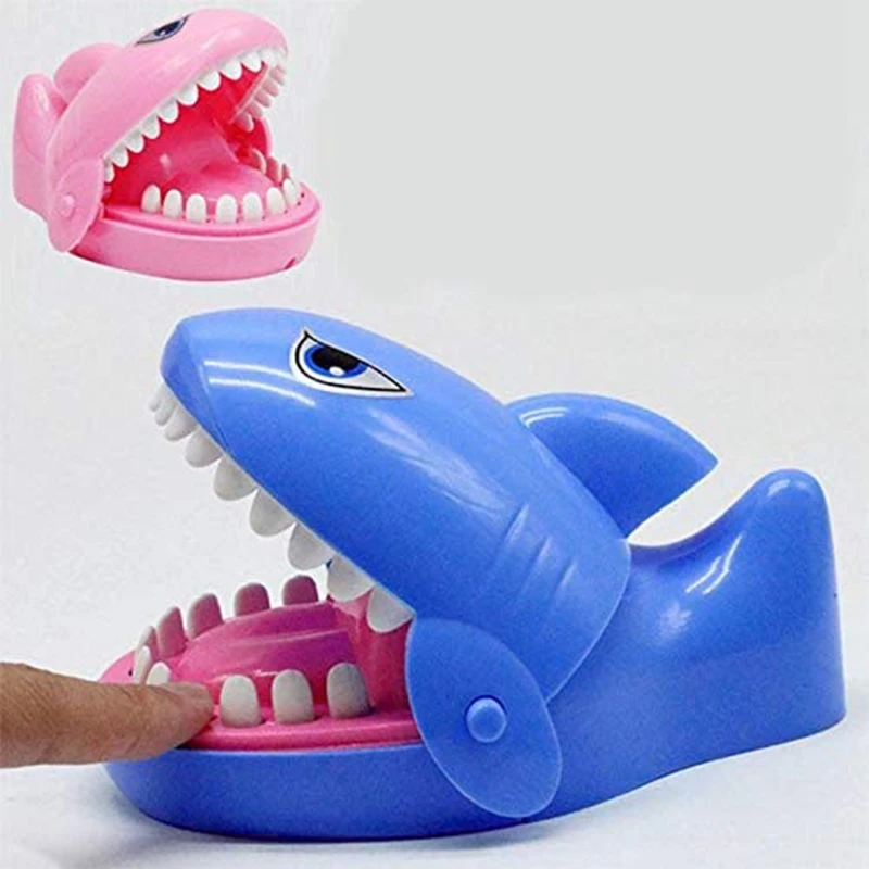 Игрушка для пальцев и кусания рта большая акула тянущие зубы игры бара игрушка