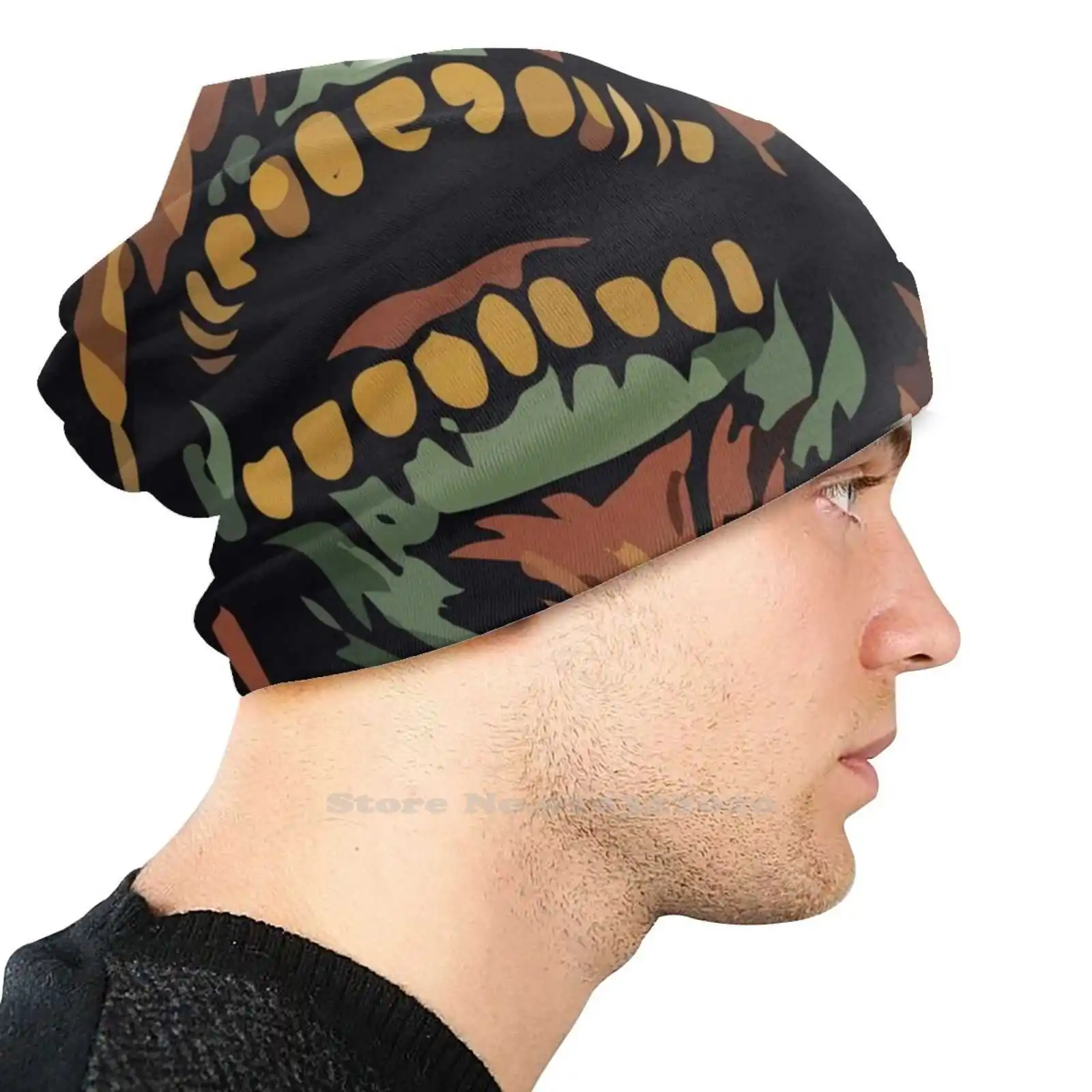 Забавные Новые шапки-бини с рисунком черепа рок мультфильма сделай сам шапки