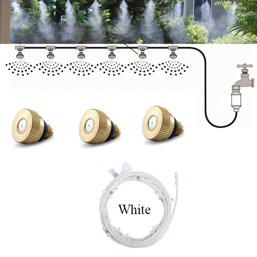 

Outdoor Misting Cooling Paint Garden Sets Fog Nozzles Irrigation System Rrigation System Kit Patio Irrigation Misting Automatic