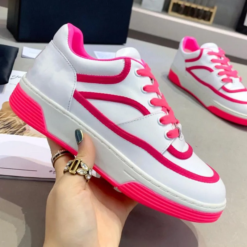 

Platform Designer Women's Sneakers Real Leather Casual Shoes Ladies Spring Autumn Female Flat Shoes Luxury Brand Running Shoes
