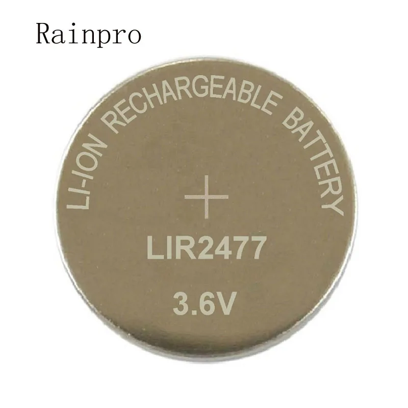 2 шт./лот LIR2477 3 6 В литиевый аккумулятор аккумуляторная батарея LIR2477|Часовые