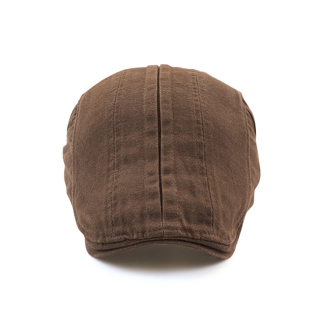 Кепка газетчика из мытого хлопка для мужчин однотонная шапка трансформер