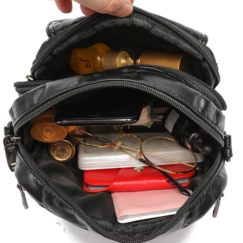 

Textured Weave Pattern Soft Leather Crossbody Bags for Women Solid Color Small Belt Bags Female Casual Elegant Shoulder Bag Sac