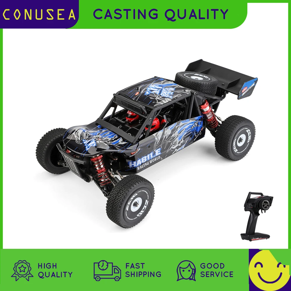 WLtoys 124018 1:12 Радиоуправляемый автомобиль высокоскоростной гоночный монстр-Трак 55