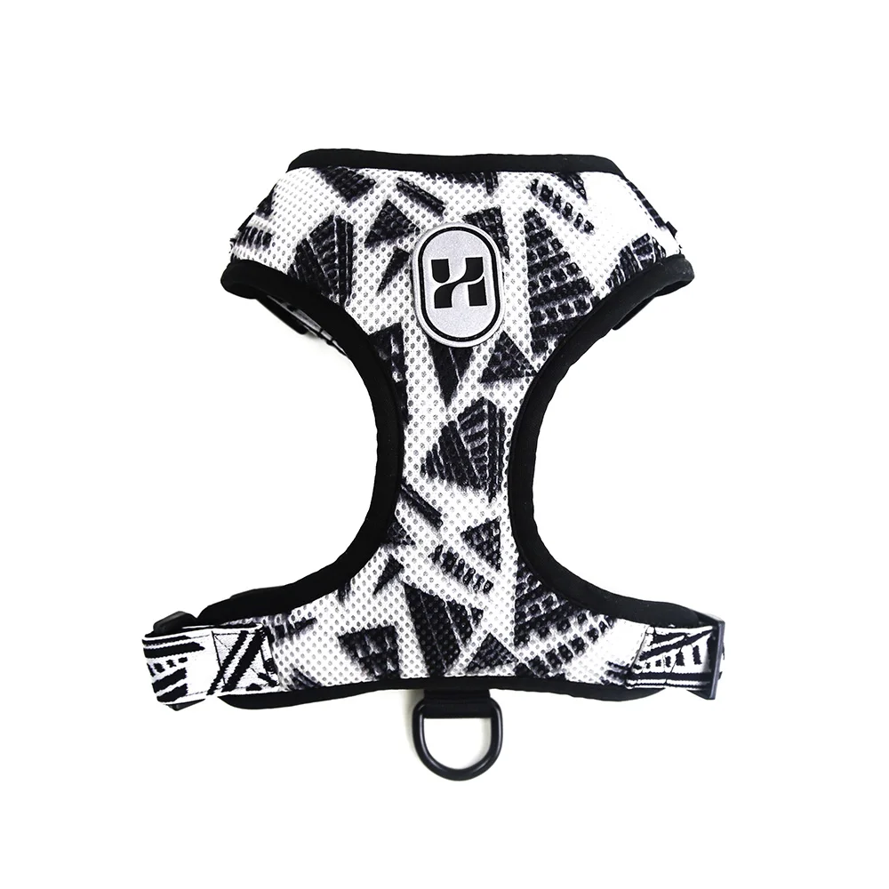 Нейлоновая шлейка для собак кошек с принтом французский бульдог маленький сбруя