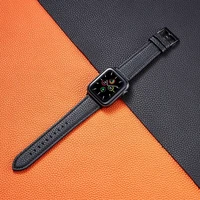 lychee pattern leather strap for apple watch band 44mm 40mm 42mm 38mm strap for iwatch series 6 se 5 4 3 bracelet watchbands