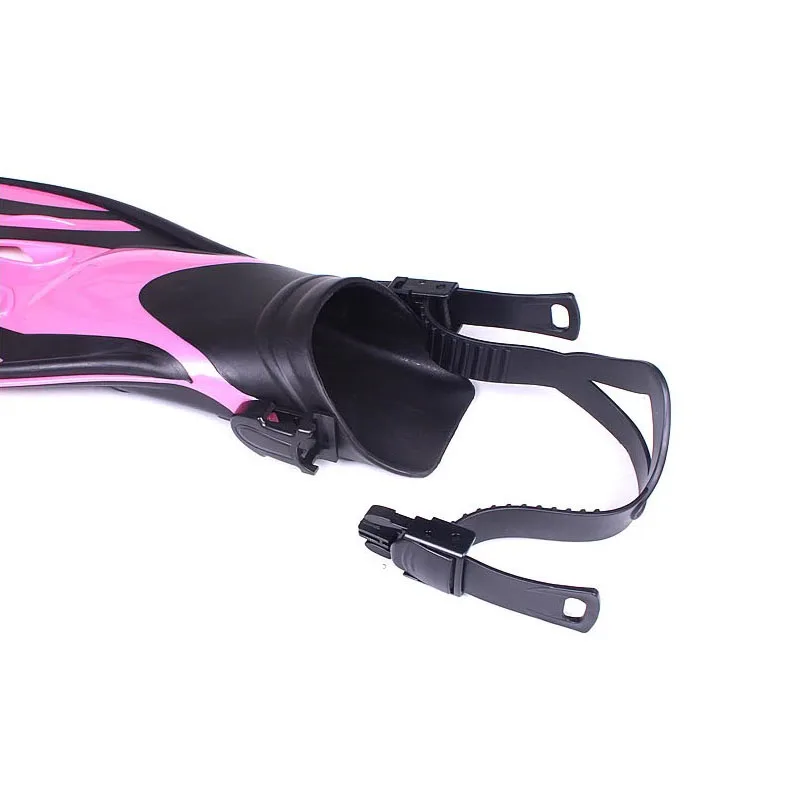 

Long Diving Flippers Children Swim Fins Adjustable Diving Frog Shoes Silicone Professional Team Training Snorkeling