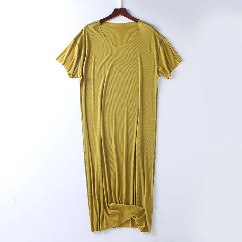 

Ночная рубашка женская, из модала, с коротким рукавом, размеры L, XL, XXL, 3XL, размера плюс