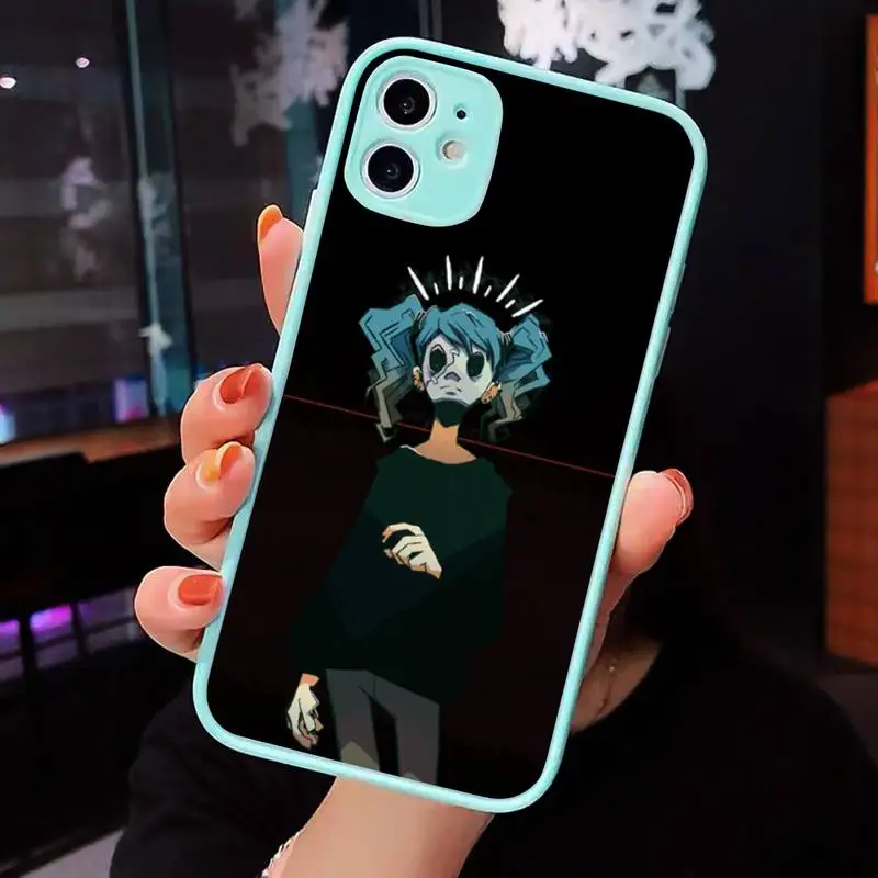 

sally face Phone Case Matte transparent For blue iPhone 12 Mini 11 Pro XR XS Max 7 8 Plus X Back Cover
