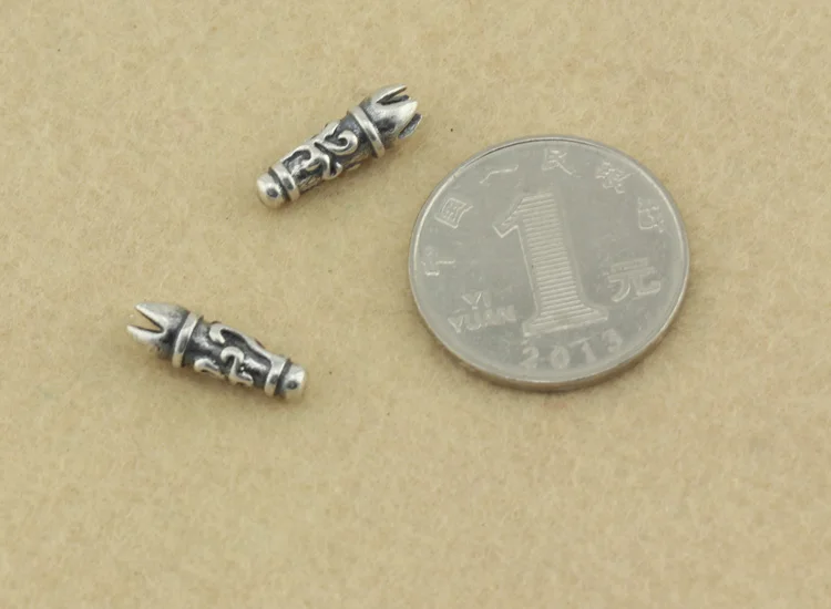 100% S925 серебро бусины модные классические ювелирные изделия крестообразное