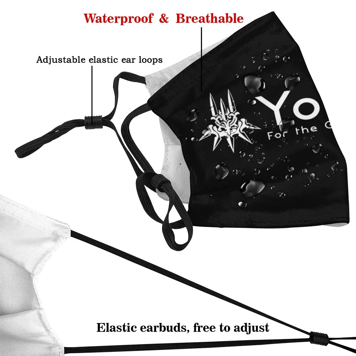 Маска-респиратор для лица с 3D-принтом от смога | Аксессуары одежды