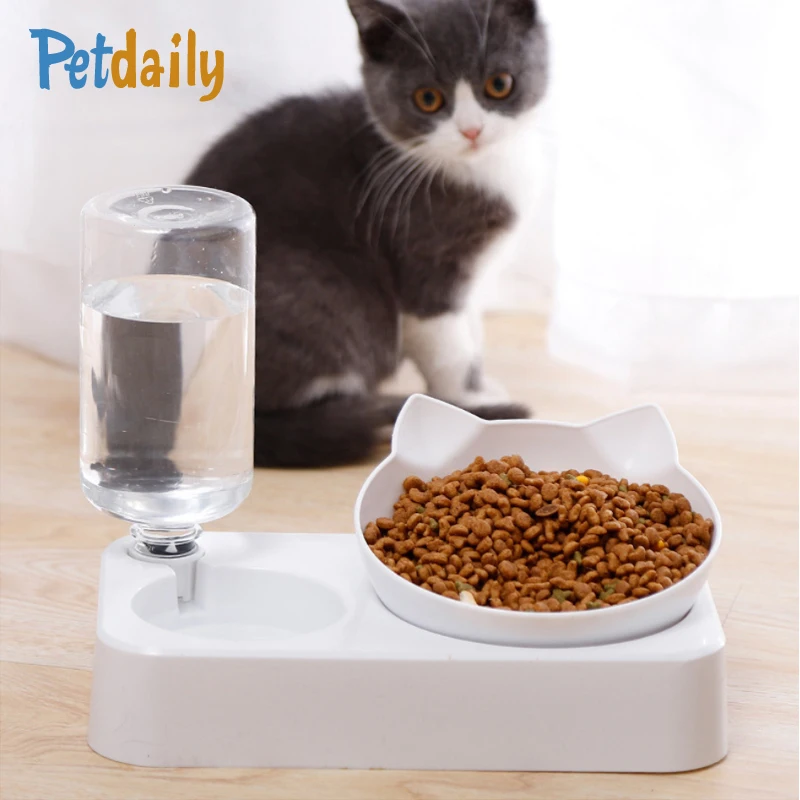 

Automatic pet feeder,Dog Food Feeder and Water Dispenser,Neck Guard Feeding Bowl for Cat Dog,Gravity Pet Food Water Bowl/Feeder