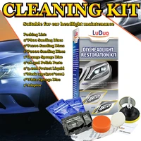car headlight putty headlamp yellow restoration oxidation liquid kit polishing anti scratch maintenance repair tools 1set