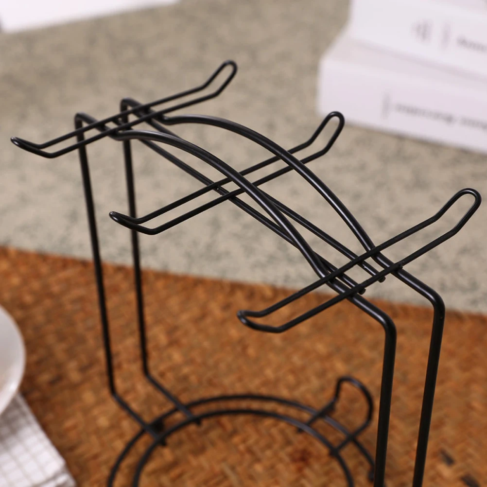 Инновационный держатель для кружек с несколькими крючками стеклянная стойка