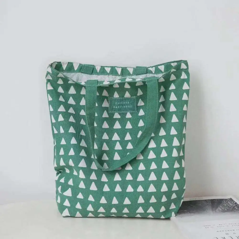 

New Millet wheat fabric dual-use Hand bag cotton and linen pocket handbag shopping bag storage bag grocery bag