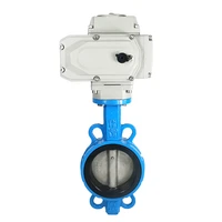 1 6 mpa stainless steel electric butterfly valve d971x 16q wafer valve stainless steel dn50 65 80 100 150 200 300