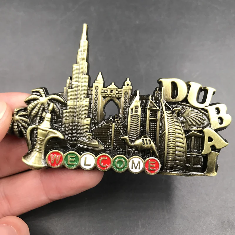 Магнитные металлические магниты для холодильника Металлические 3d наклейки с