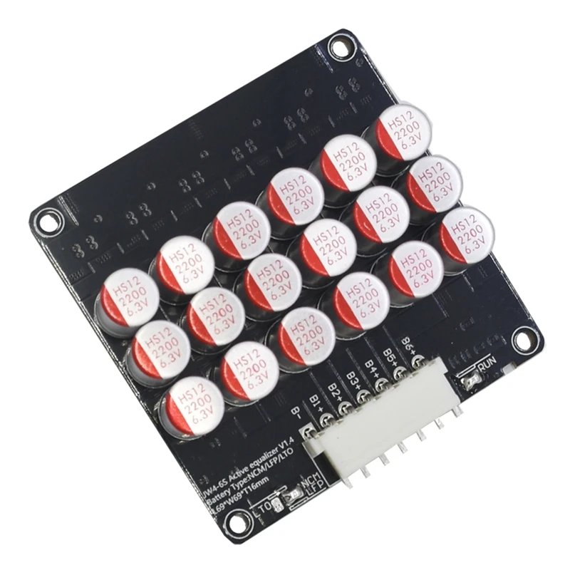 

3S-6 5A Battery Cells Balancer Universal for LTO LFP Li-Ion Battery Active Equalizer