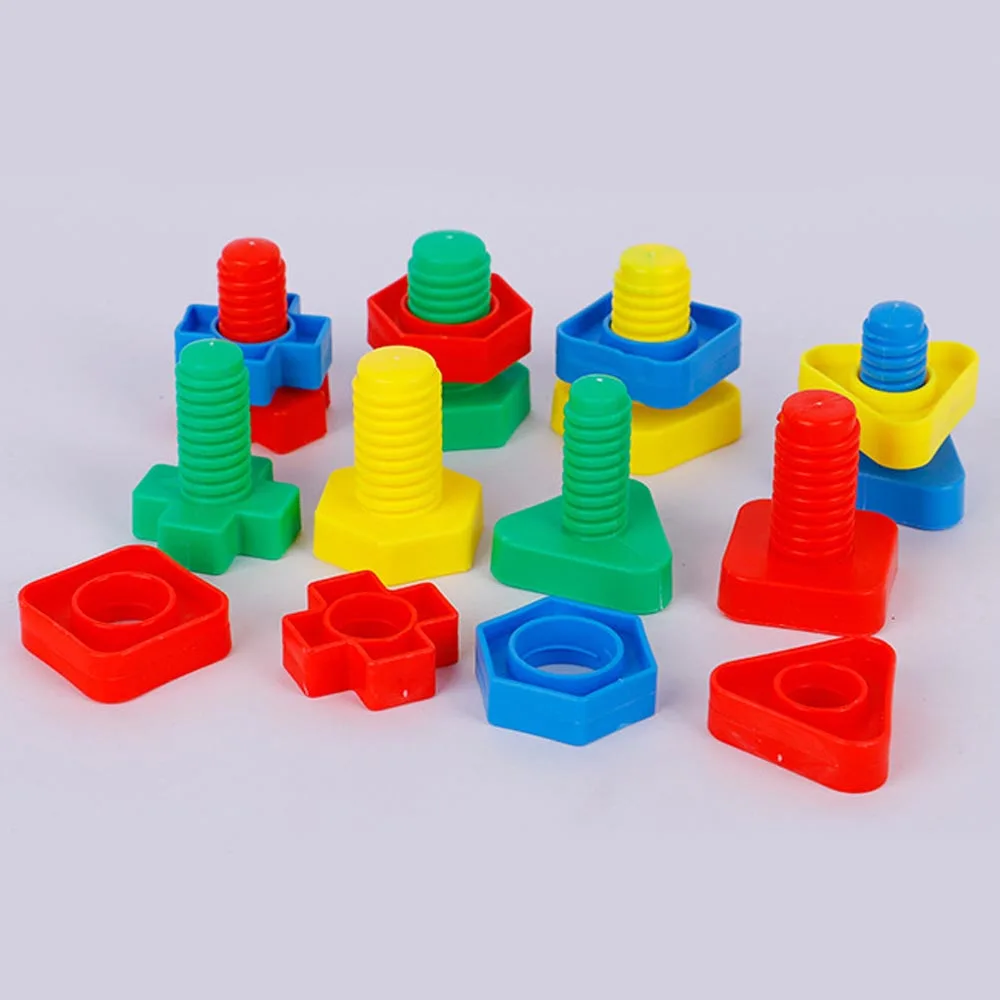 4 пары детских гаек и болтов|Конструкторы с отверткой| |