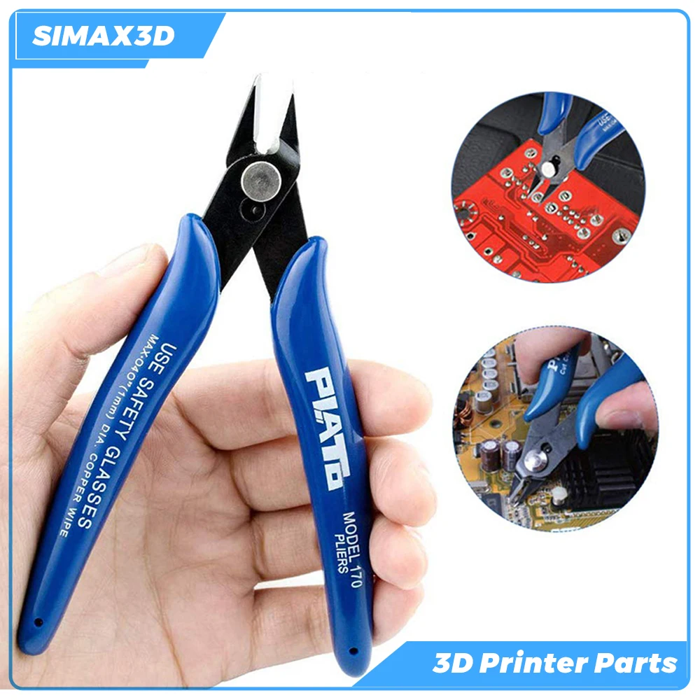 

3D printer part Electrical Wire Cutter Cutting pliers Side Cutting Nippers for ender3 Pro kit Stainless Steel scissors Hand Tool
