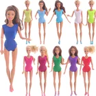 Кукольные купальные костюмы для Барби, однотонные, красота и мода для кукол будущих поколений