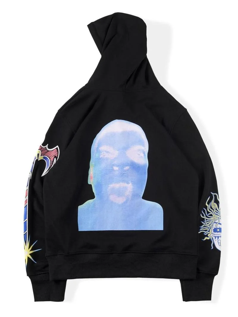 

22SS Magic Ghost Hand Print TRAVIS SCOTT Hoodie Men Women EU Size 100% Cotton Cactus Jack Sweatshirt Fashion Autumn Winter Goth