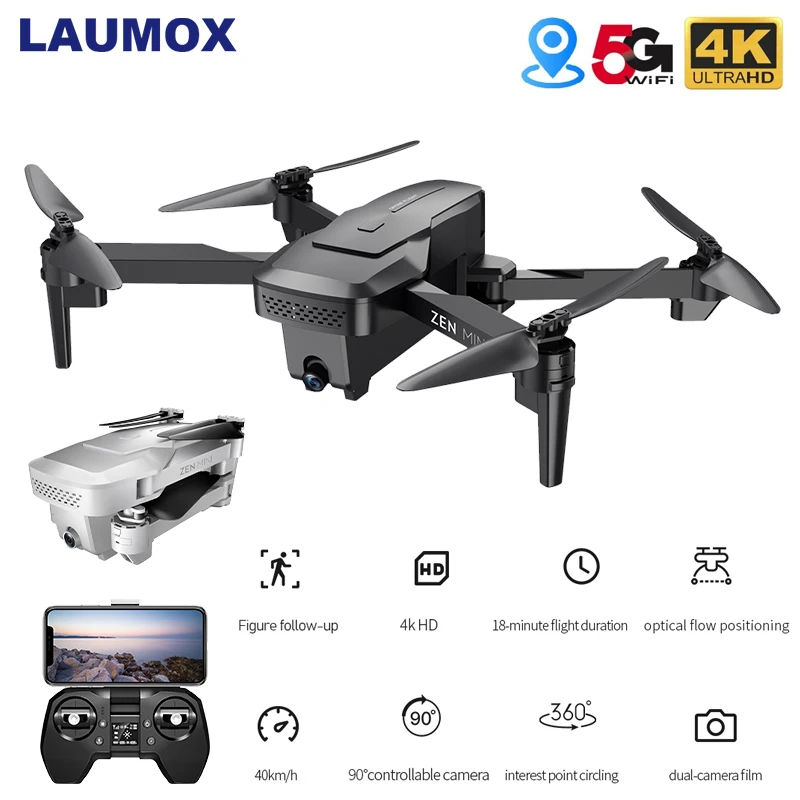 VISUO XS818 GPS Дрон 4K двойная камера HD угол FPV Дроны с 5G Wi Fi оптический поток складной RC