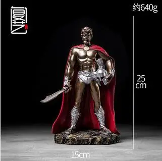 Статуэтка спартанского иероглифа с орнаментом в древнем римском стиле модель