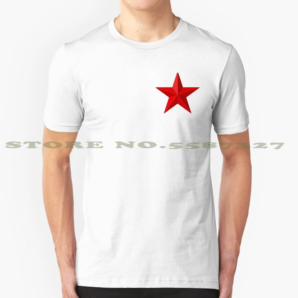 

Красная звезда советская летняя смешная футболка для мужчин женщин мужчин Красная звезда СССР Россия Советский Союз