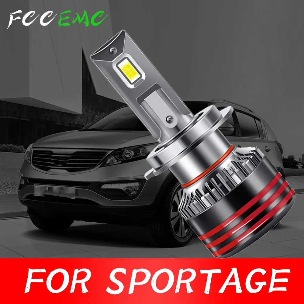 

2PCS LED Car Lights H4 H7 9005 Headlight Bulb For KIA Sportage CANBUS 2010 TO 2020 Accessories CPS Auto Lamp Running Light