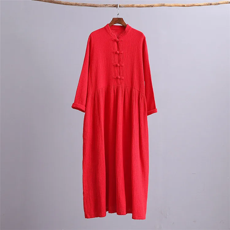 Женское платье макси с длинным рукавом размеры до 7XL|Женские платья| |