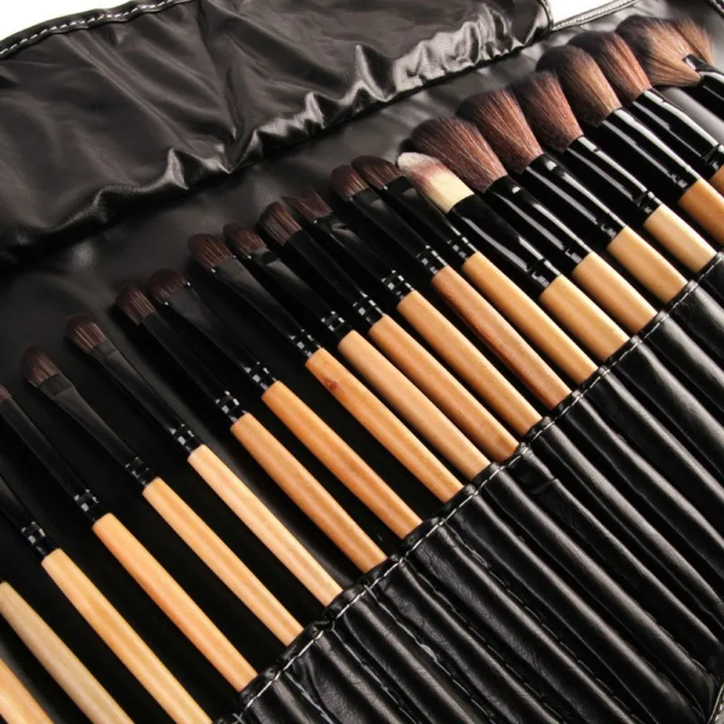 

32Pcs Soft Makeup Brushes Set Professional Cosmetic Make Up Brushes Tool Set Face Maquiagem Kit Y