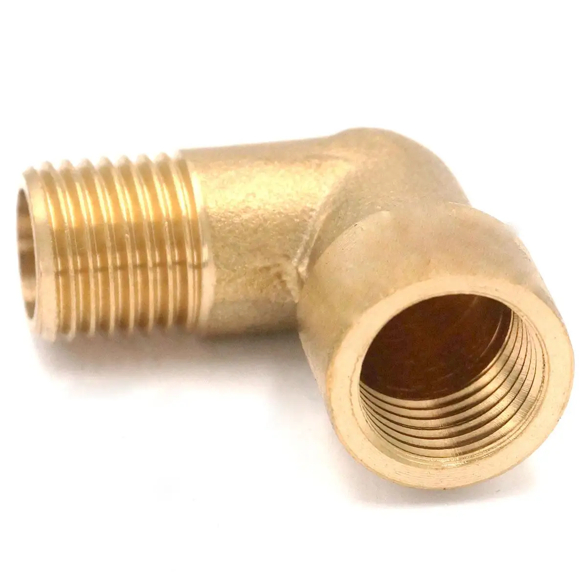 5 шт. 1/4 &quotBSP до 1/4&quot BSP латунный штуцер трубы локтя разъем переходник водяное