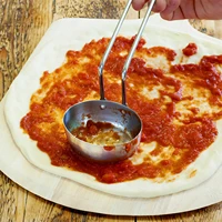 pizza spread sauce ladle long handle spoon sauce smearing spoon dinner scoop pizza sauce spreading spoon kitchen tableware