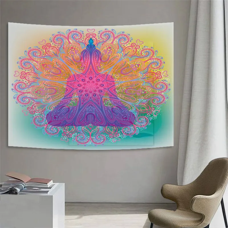 

New starry sky meditation background cloth fashion household atmosphere decoration products Nordic living room bedroom tapestry