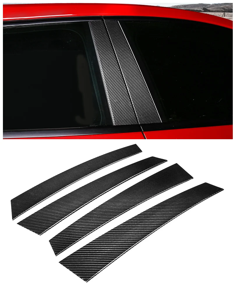 

Carbon Fiber Window Column B/C Pillars Fits For Porsche 971 Panamera 2017 2018 2019 2020