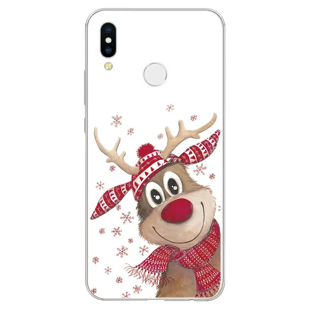 sdbdylu Чехол для huawei Y9 Prime Y9 Y5 Y7 Y6 Pro Nova 5 5i Pro 4 4e 3 3e 3i крышка из прозрачного Рождество Санта Клаус Fundas - Цвет: sdbdylu