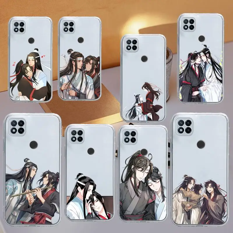 

Chinese anime Mo Dao Zu Shi Phone Case Transparent for Xiaomi redmi note x f poco 10 11 9 7 8 3 i t s pro cover shell coque